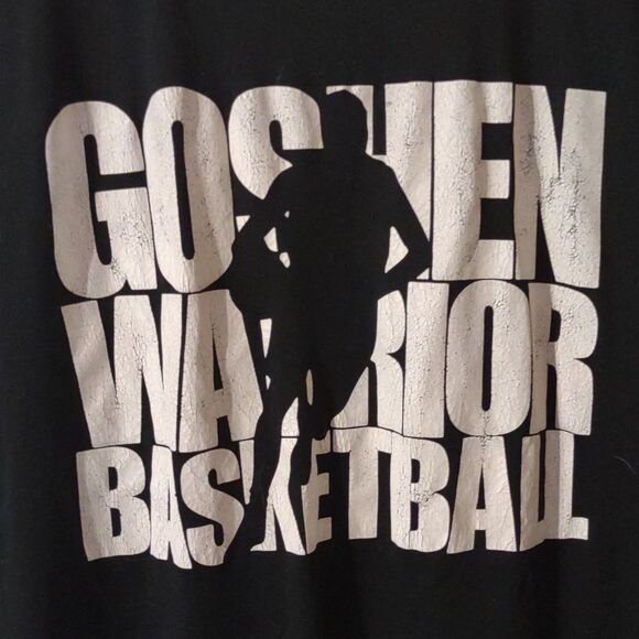 Goshen Warrior Basketball tee Size: large   (SHRT M1-010) - Picture 3 of 3
